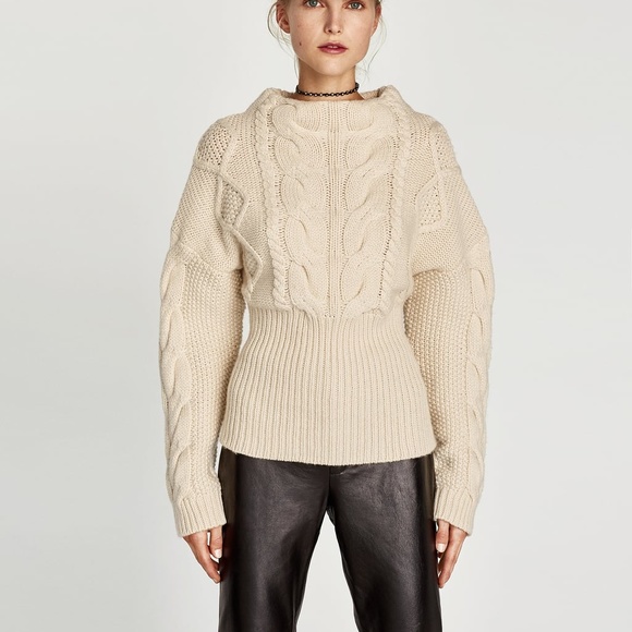 Zara Sweaters - Zara Sweater with Contrasting Hem